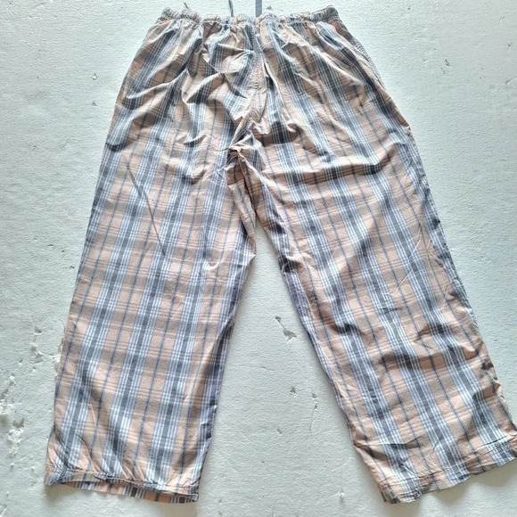 Cremieux 100% Cotton Man's XL Sleepwear Loungewear PJ Pants Orange Plaid AS IS. - Picture 10 of 14